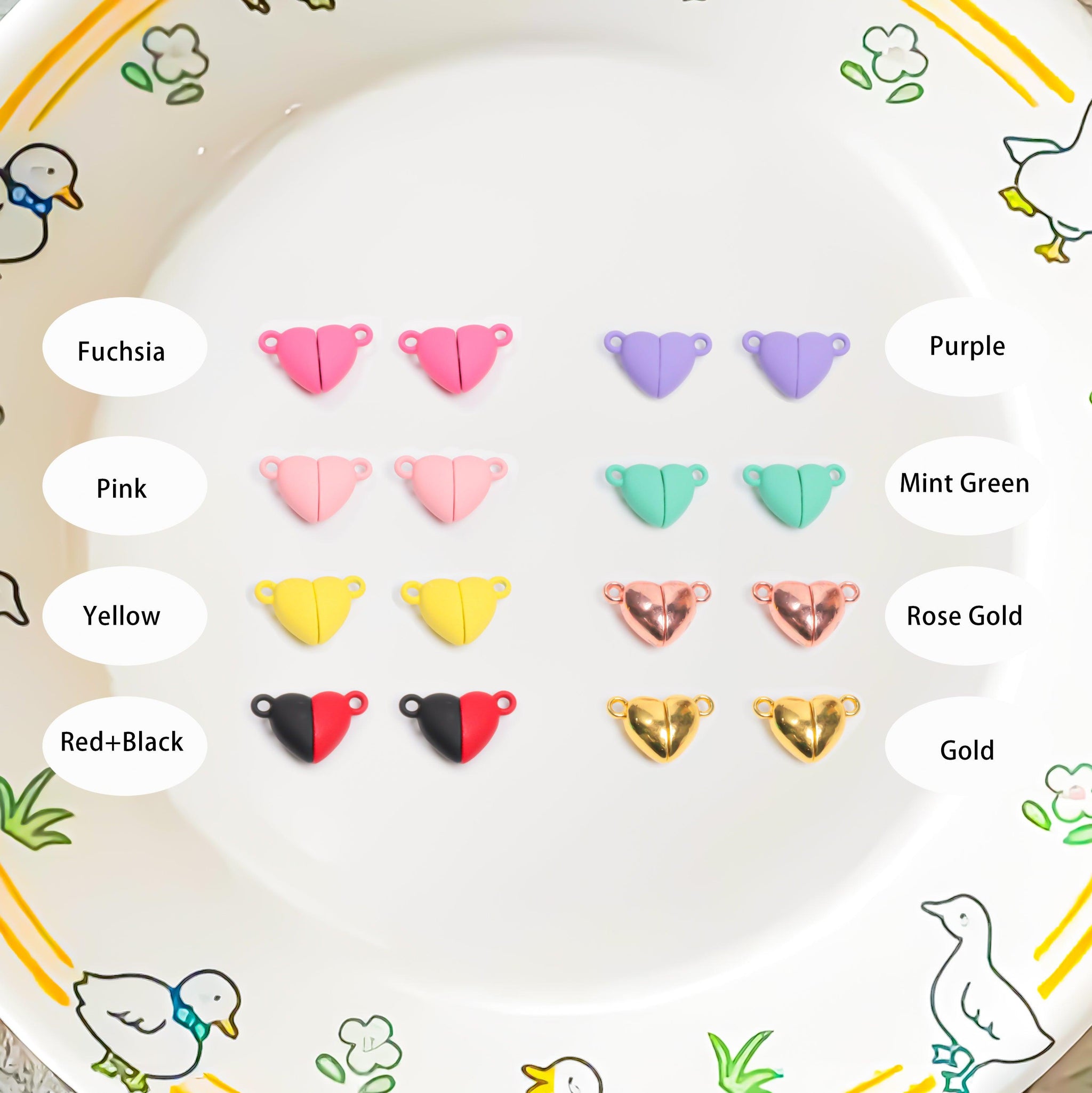 Custom Magnetic Heart Couple Keychains - ZoArtix