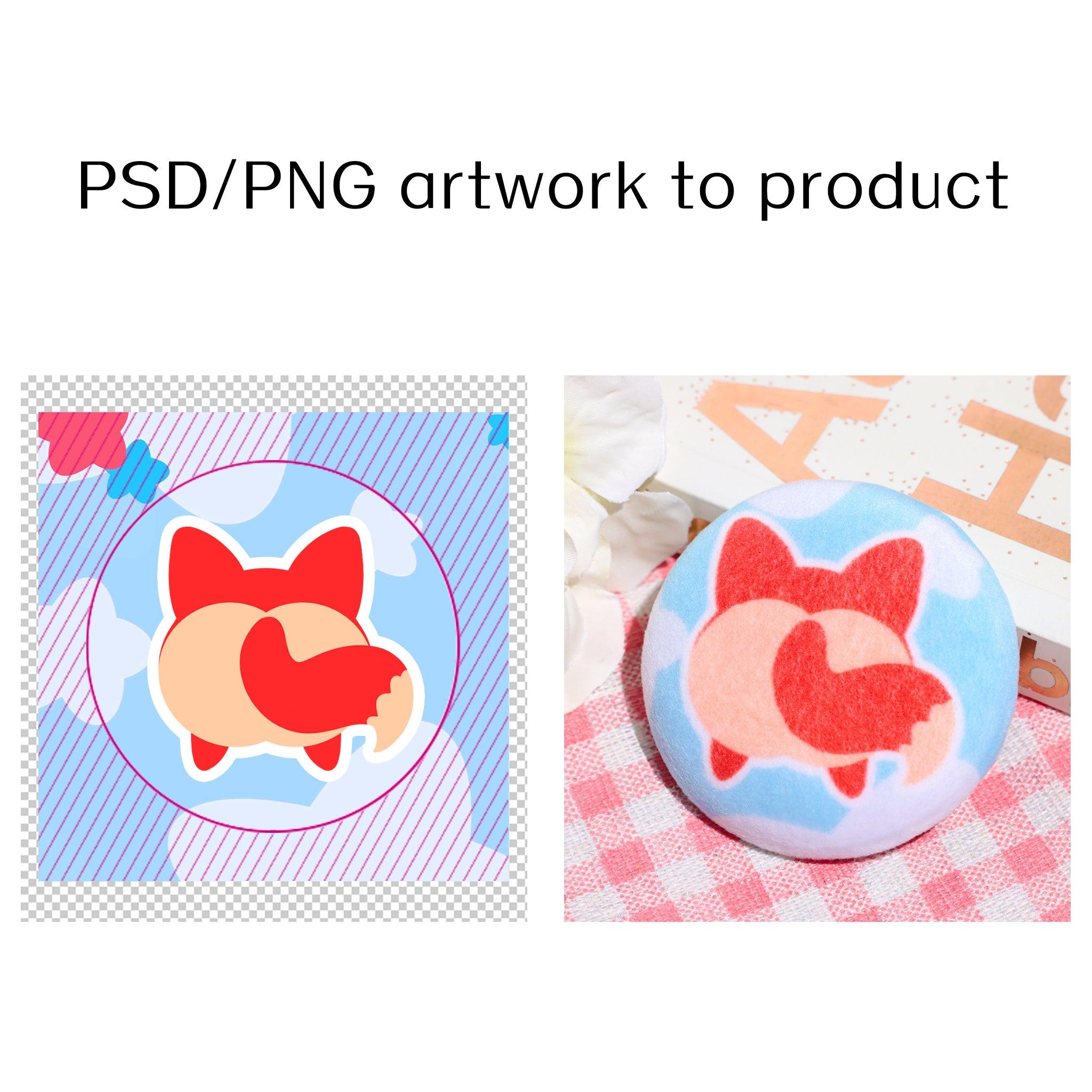 Custom Plush Badges/Pins - ZoArtix