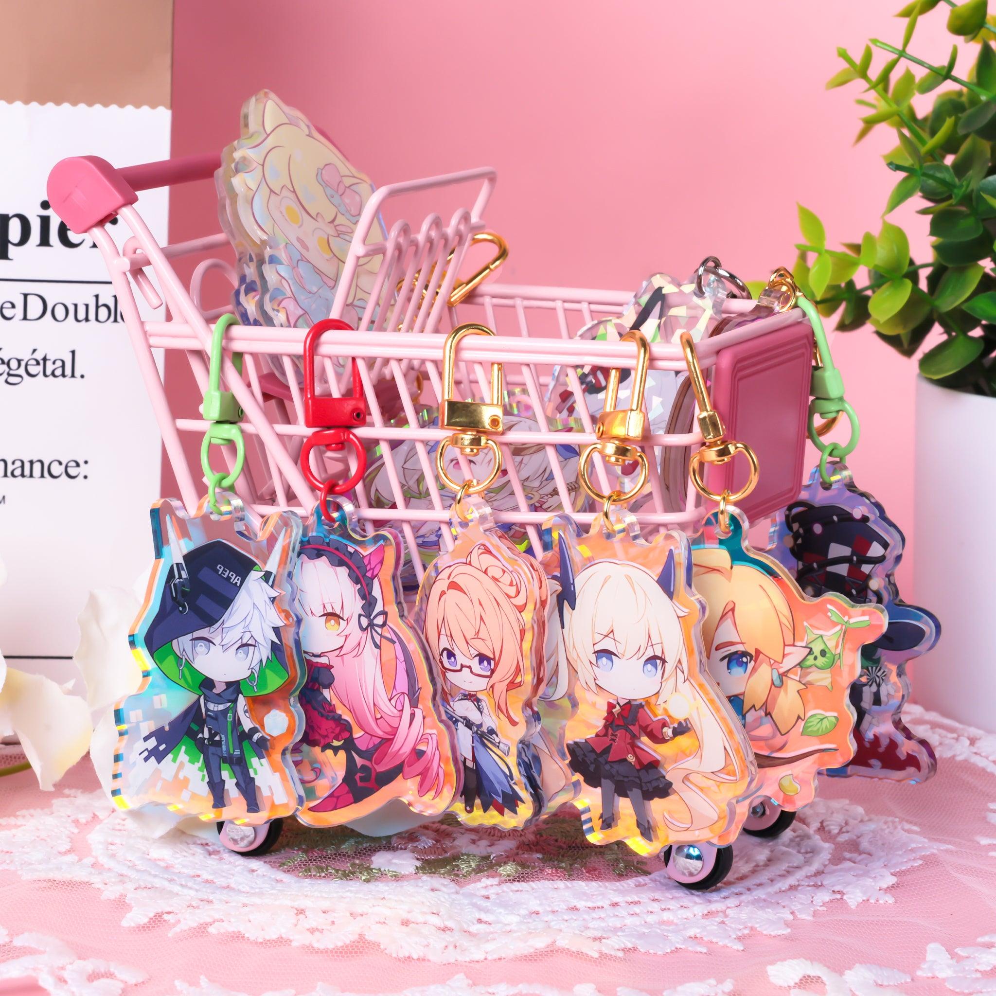 Custom Rainbow Acrylic Keychains - ZoArtix