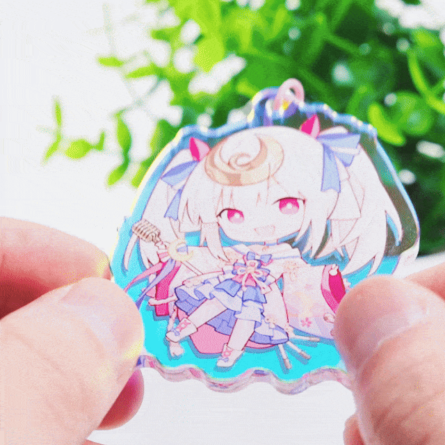 Custom Rainbow Acrylic Keychains - ZoArtix