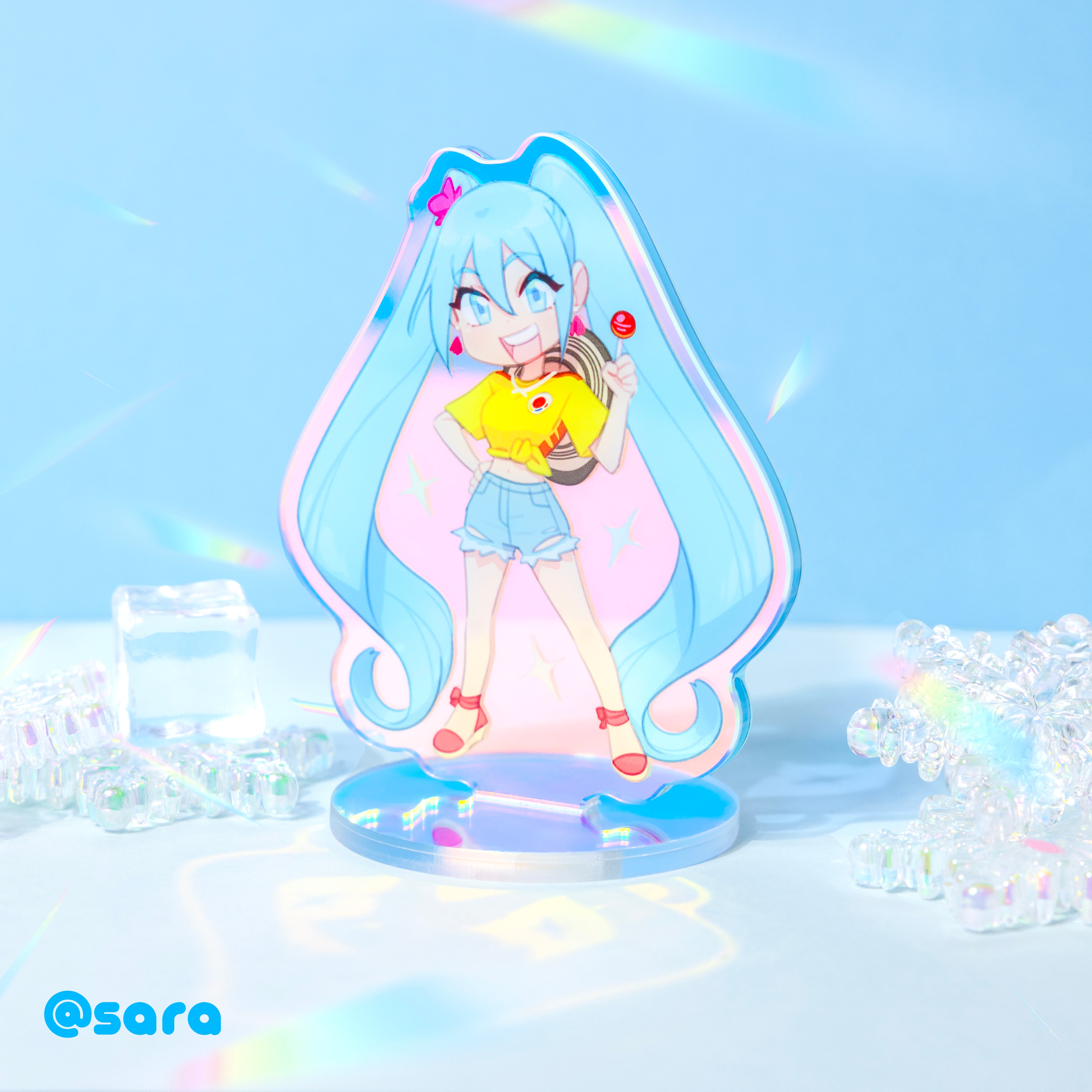 Custom Rainbow Acrylic Standees - ZoArtix