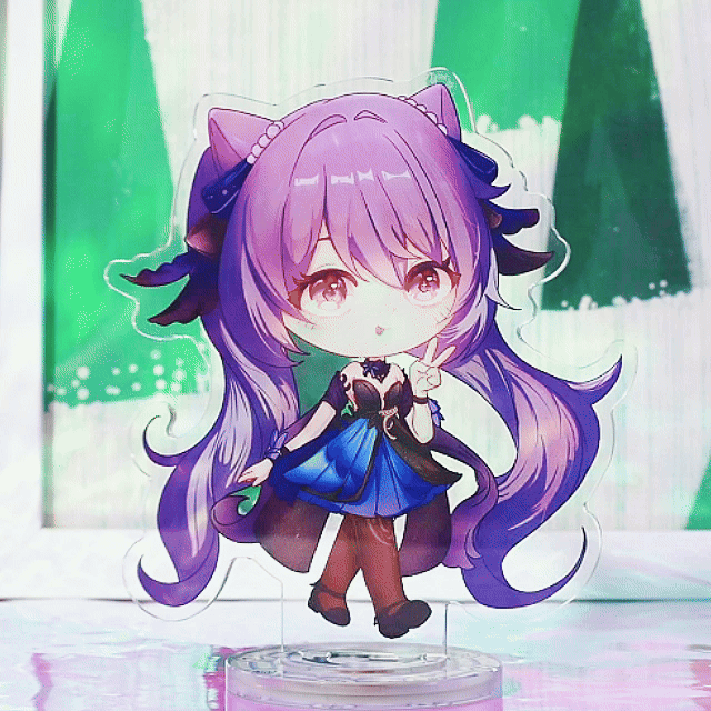 Anime Purple Wig Gif ArtStation Original Live 2d Vtuber