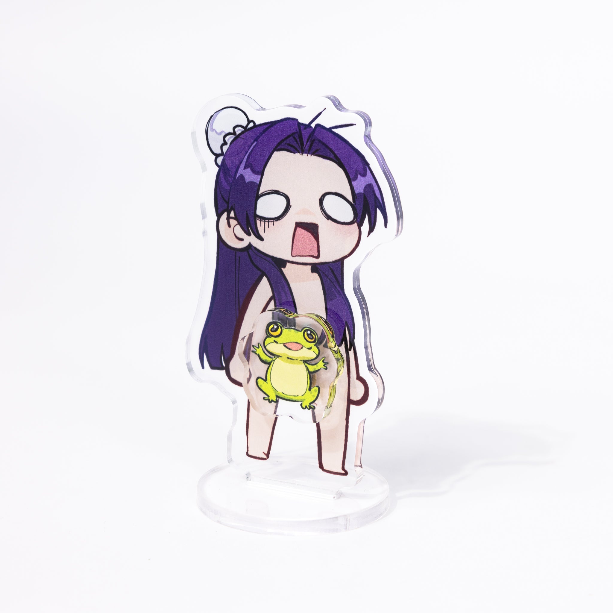 Spinning Frog Keychains - ZoArtix, designed from @iara.png