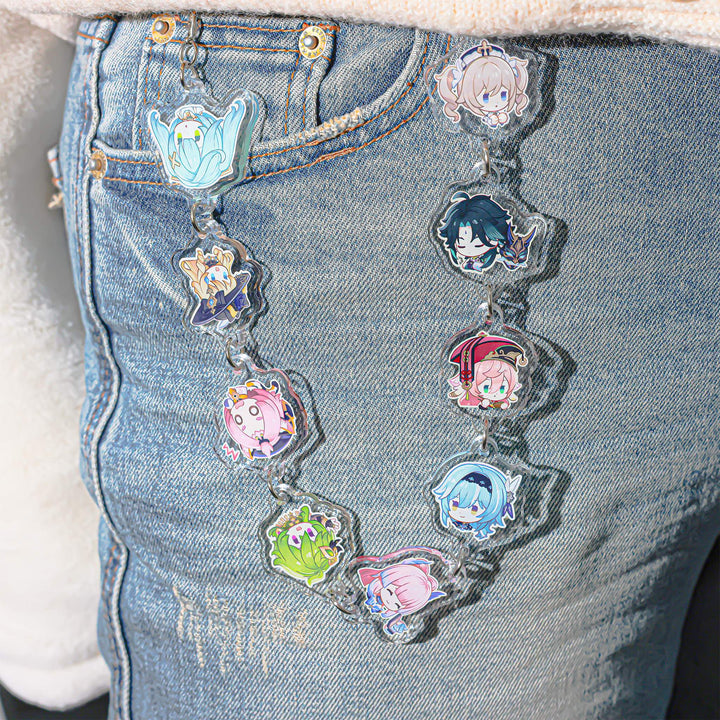 Custom Acrylic Pants Chain