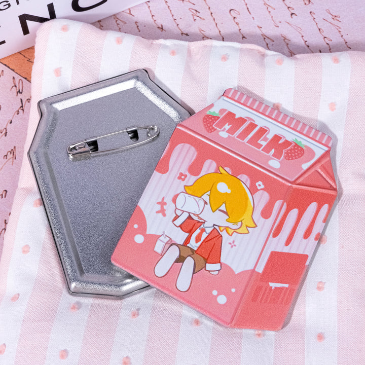 Custom Milk Carton Badge