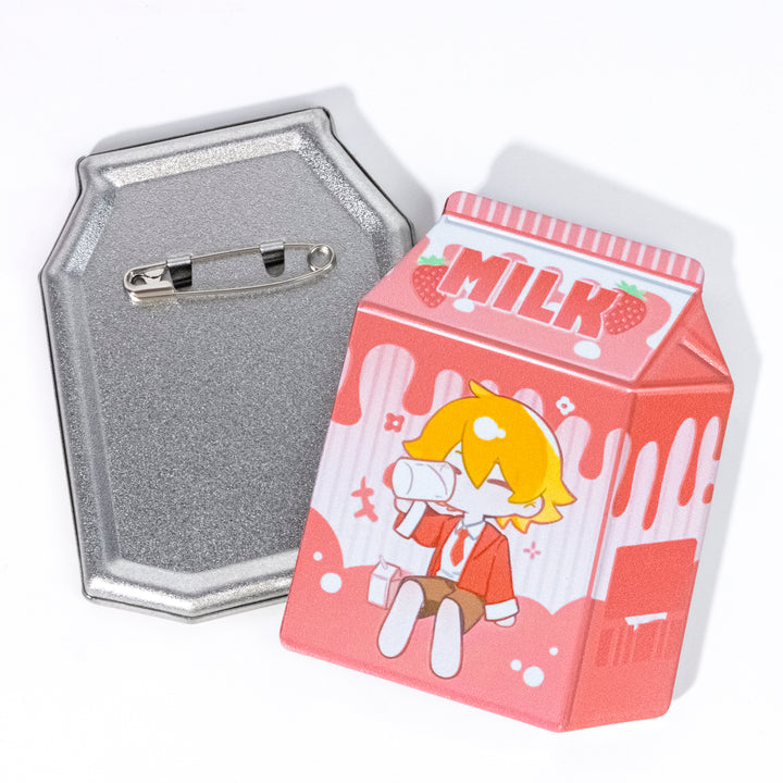Custom Milk Carton Badge