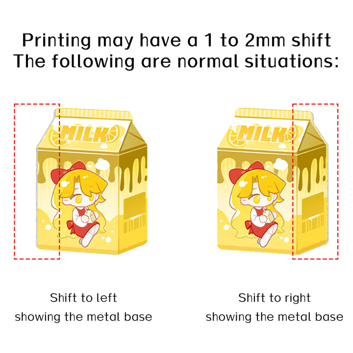 Custom Milk Carton Badge