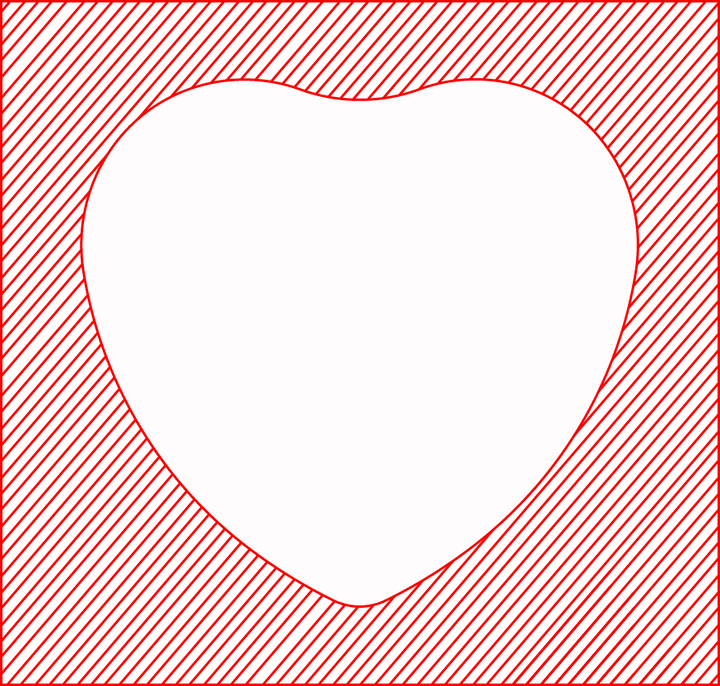Custom Heart Shape Plush Badge