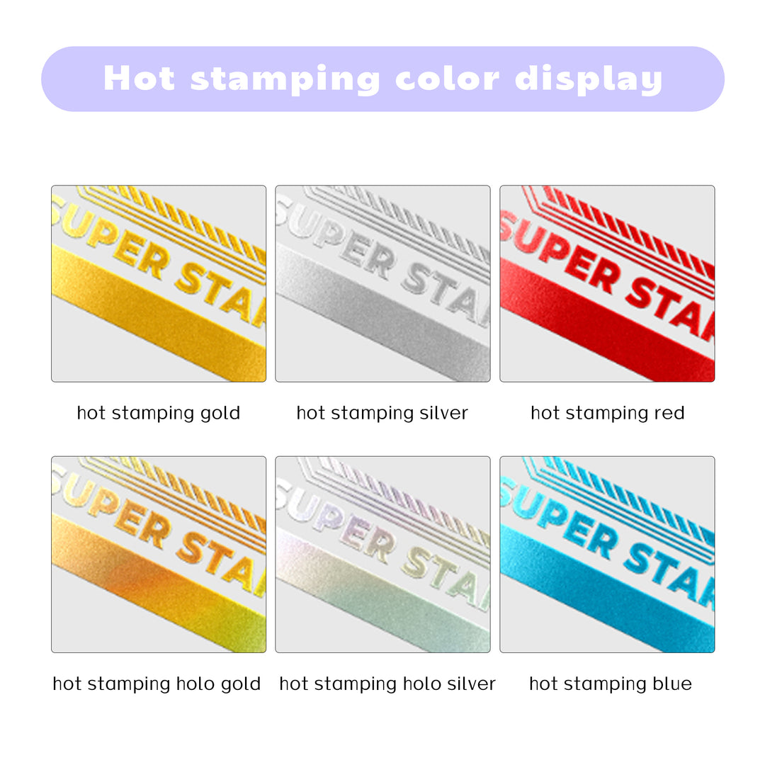 Custom Hot Stamping Photocards