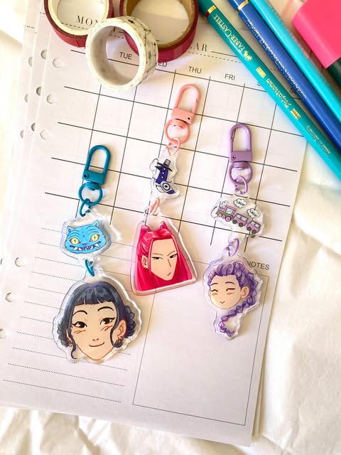 K-pop Demon Hunters Keychains