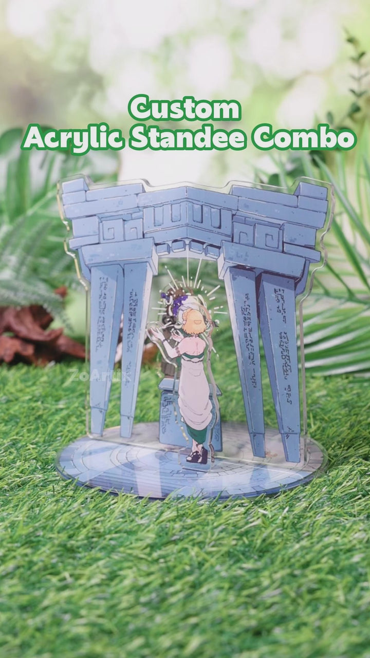 Combo de stand de acrílico personalizado