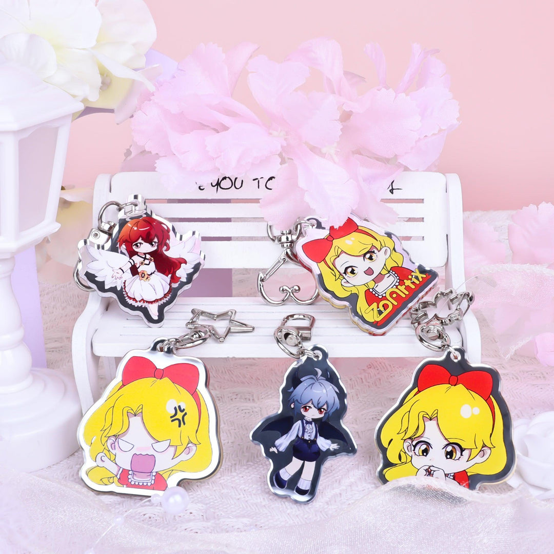 Custom Mirror Acrylic Keychains